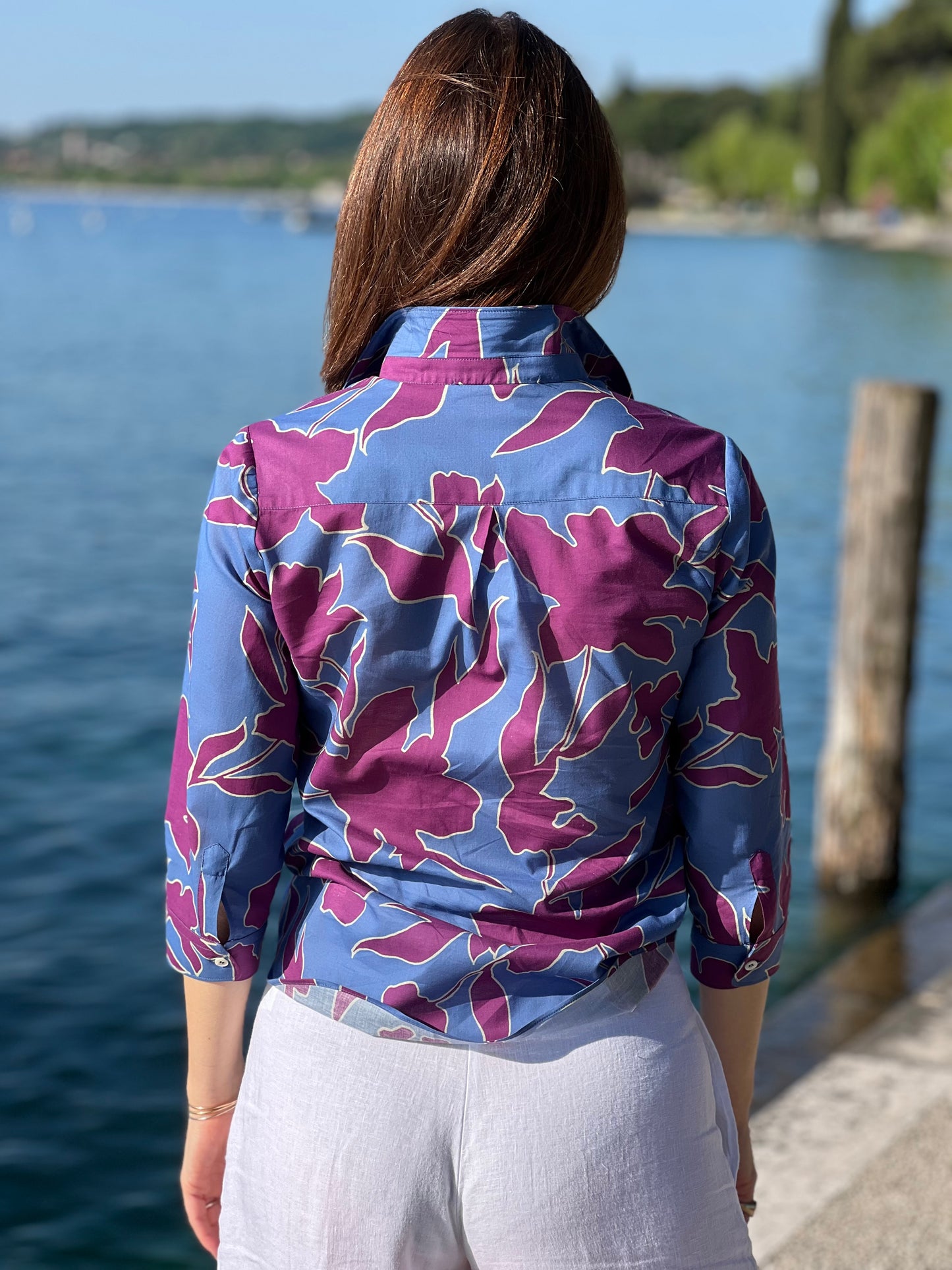 Camicia Fantasia in Mussola di Cotone