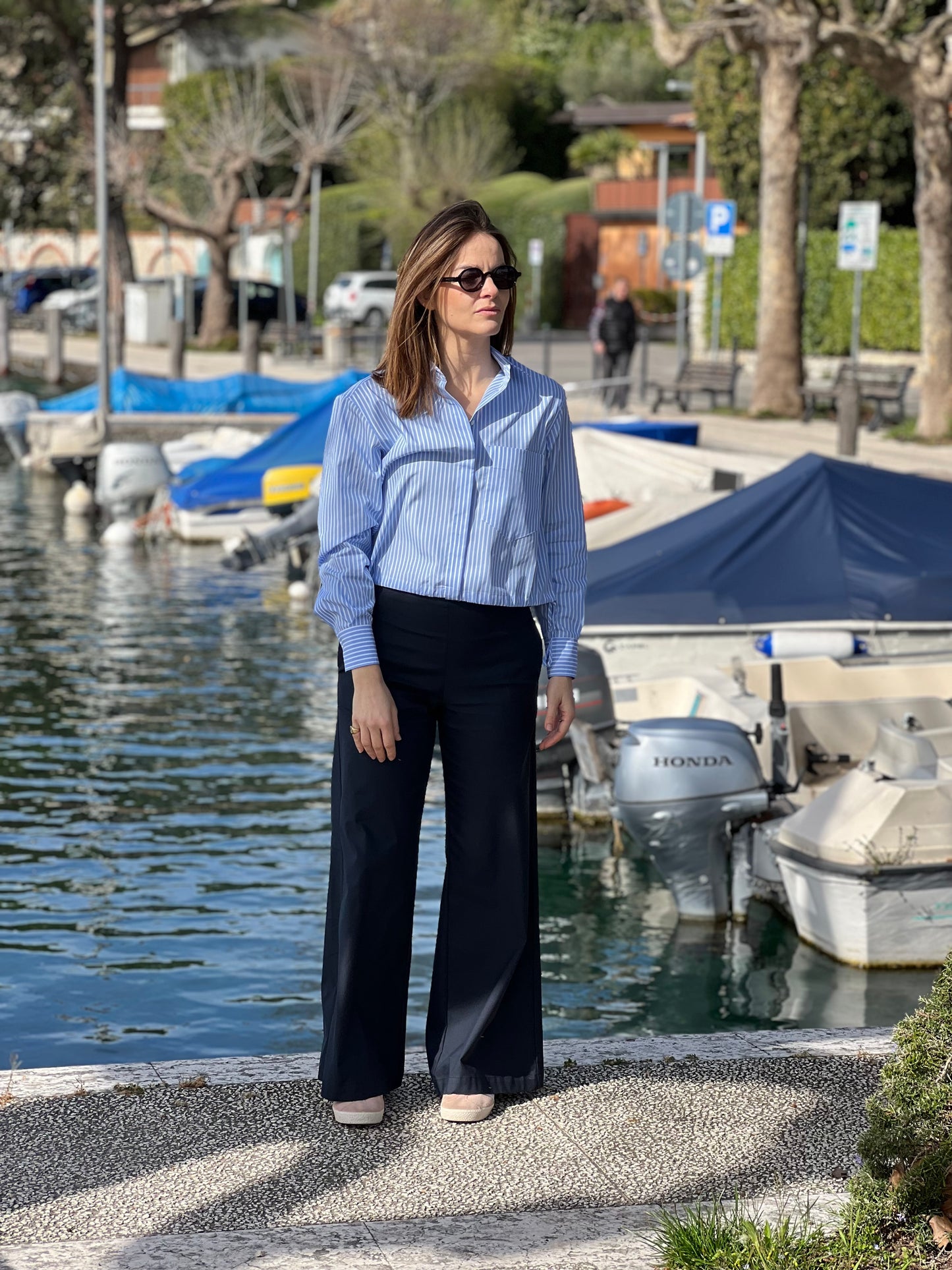 Pantalone Palazzo in Cotone