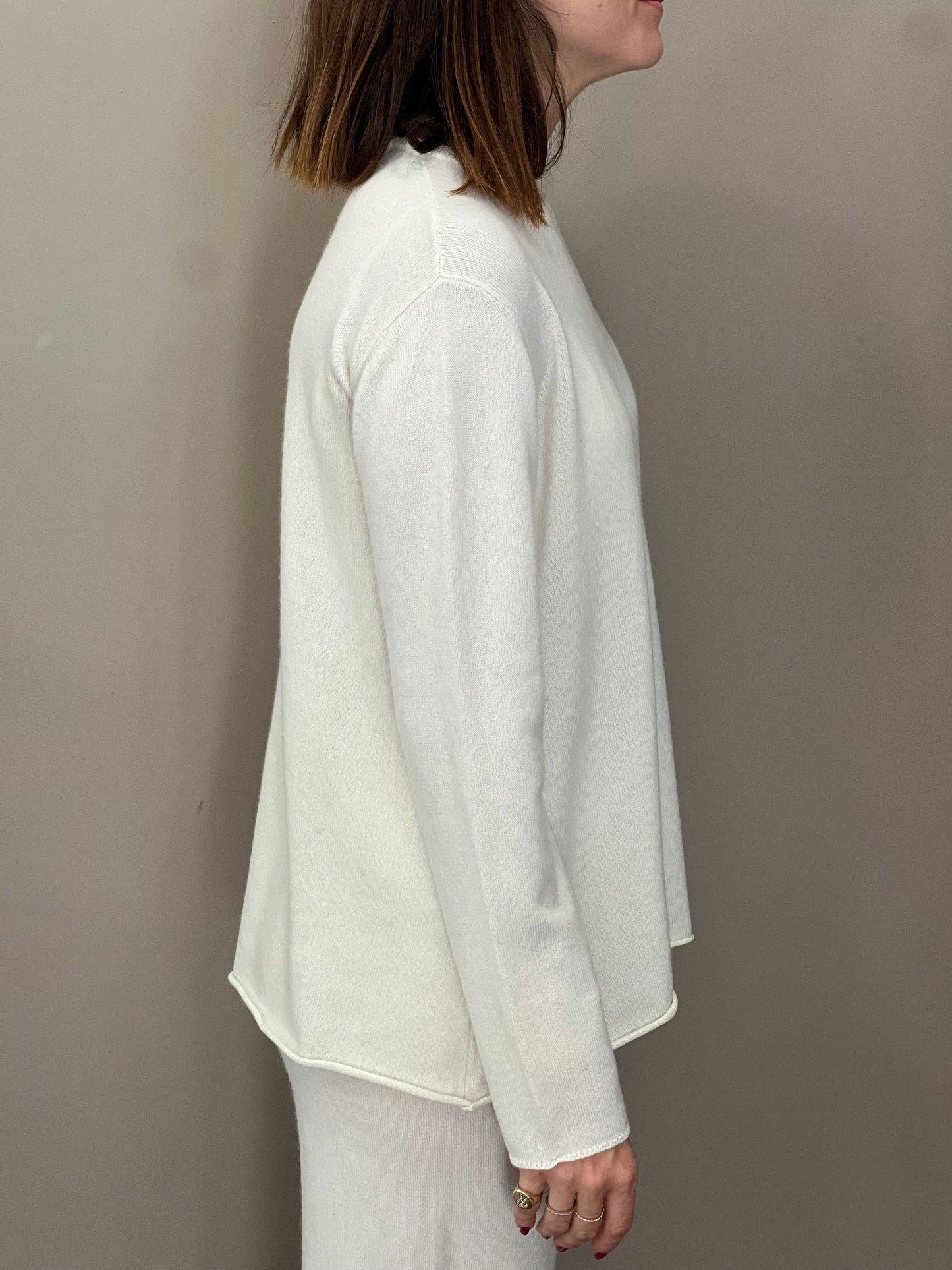 Maglia Svasata in puro Cashmere