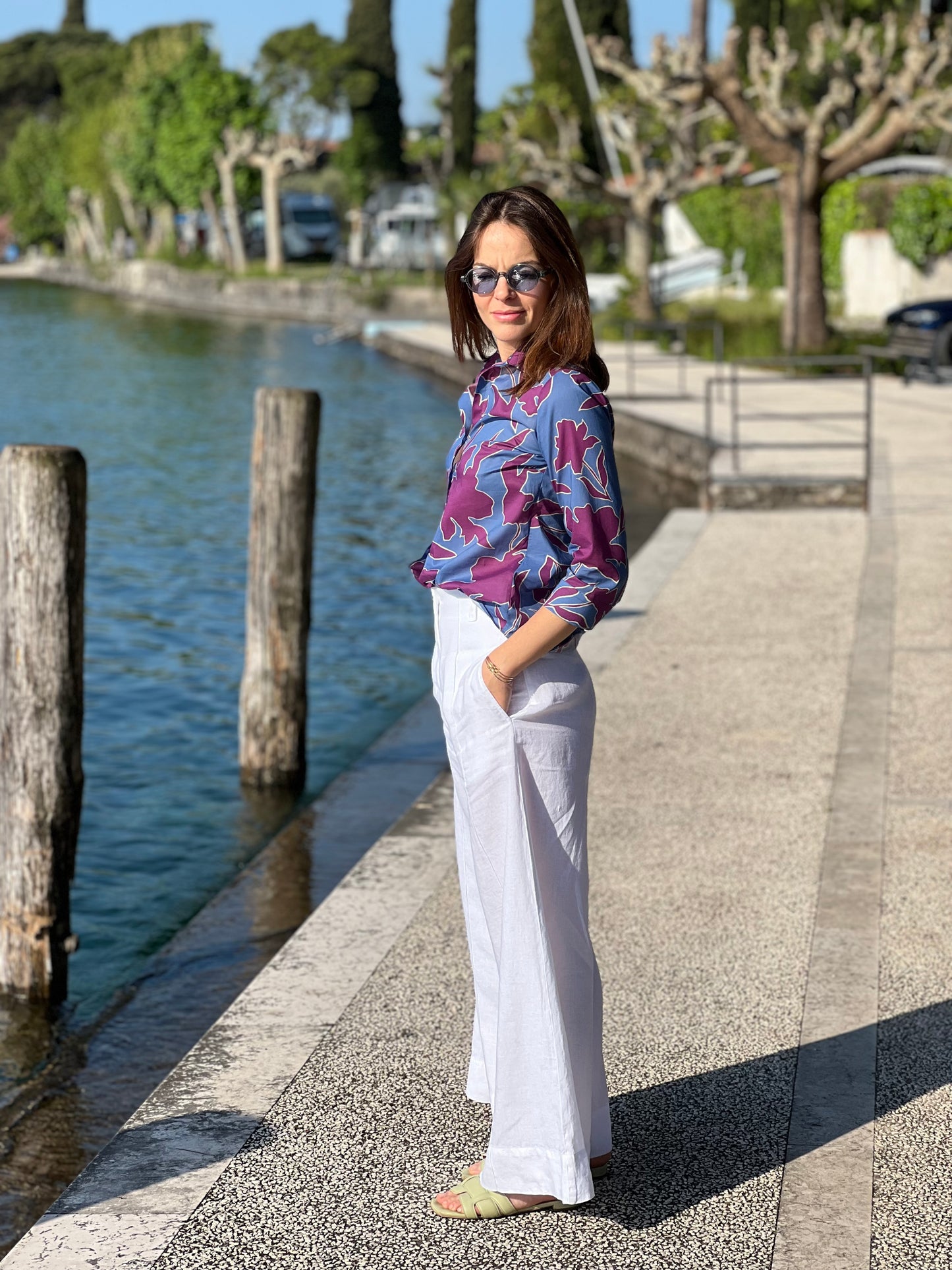 Pantalone Palazzo in Lino