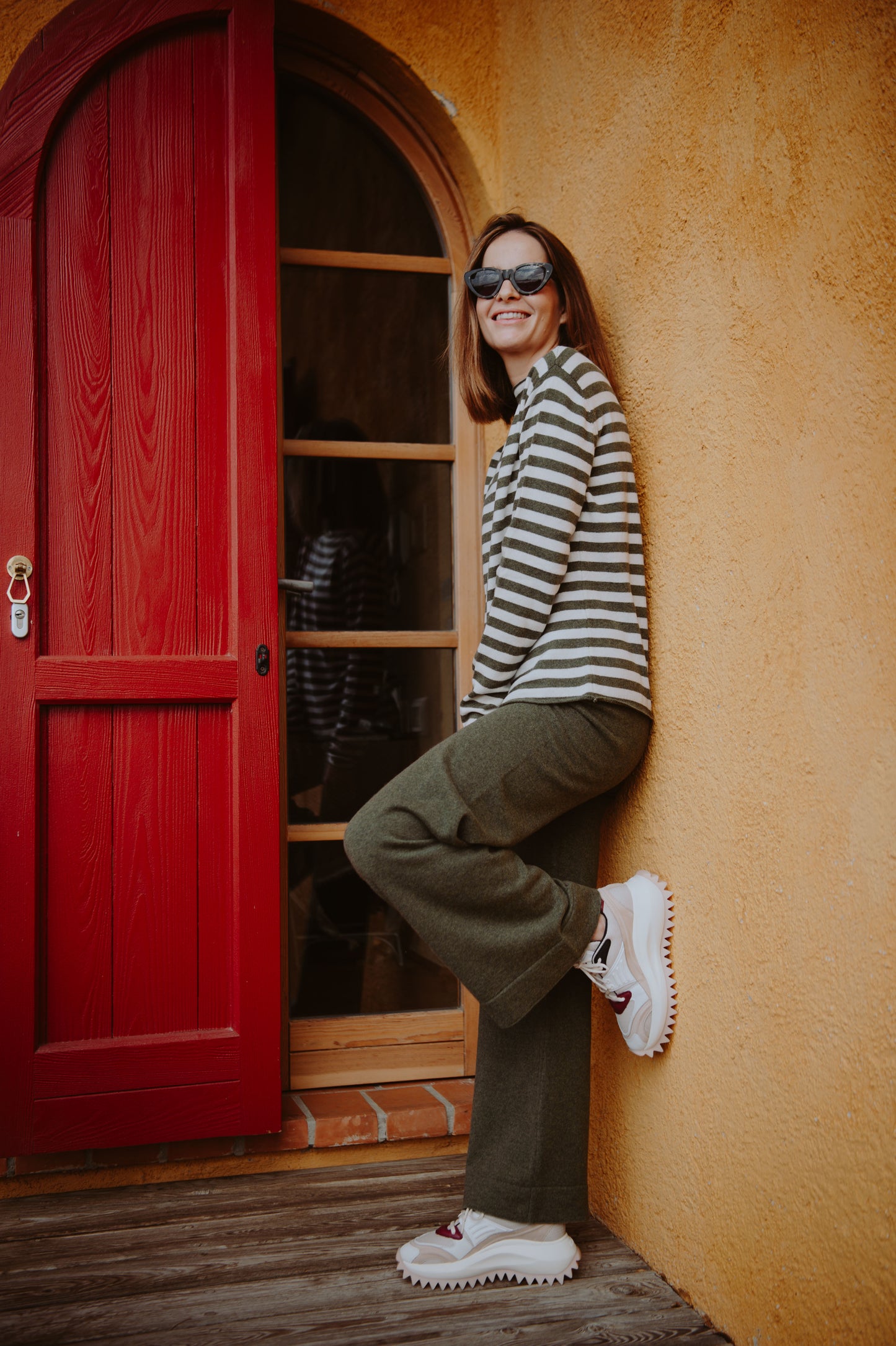 Pantalone Palazzo in puro cashmere